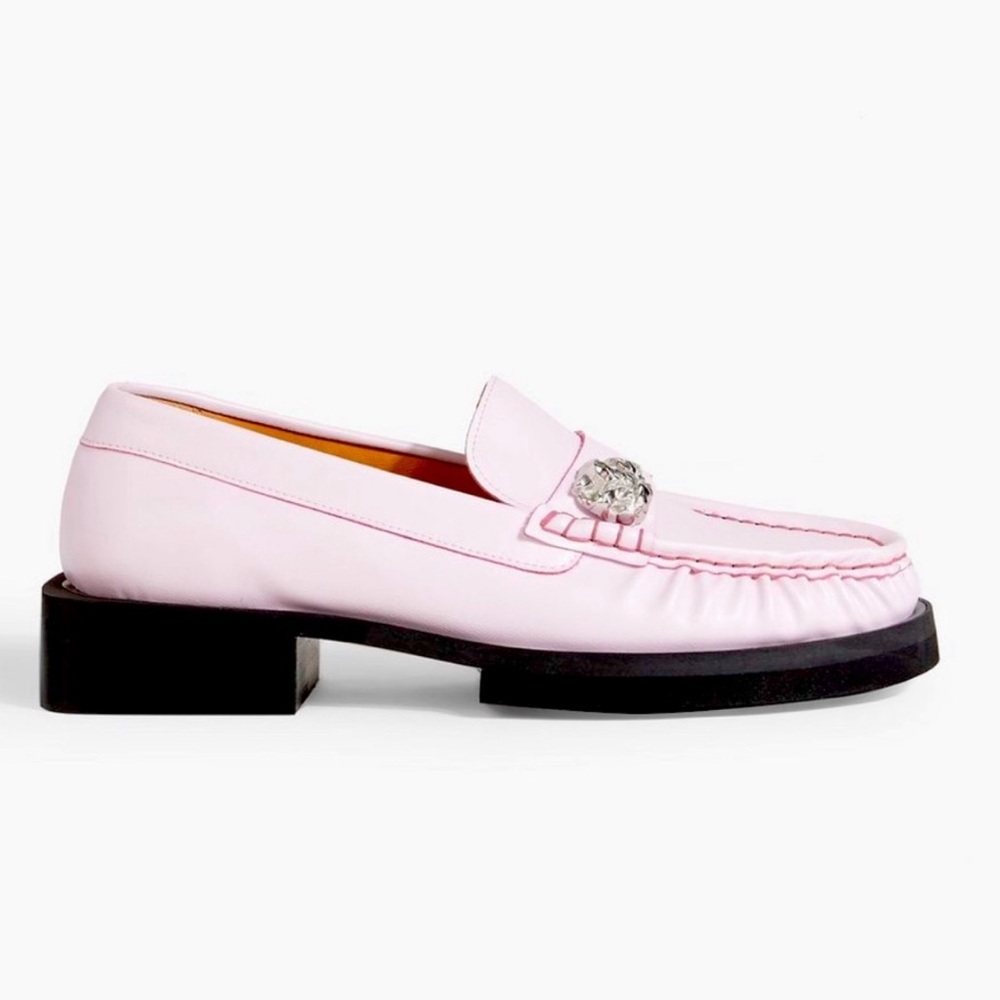 GANNI LAVENDER LOAFERS